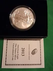 2013 American Silver Eagle Burnished 1 oz .999 US Mint $1 Coin OGP Box & COA
