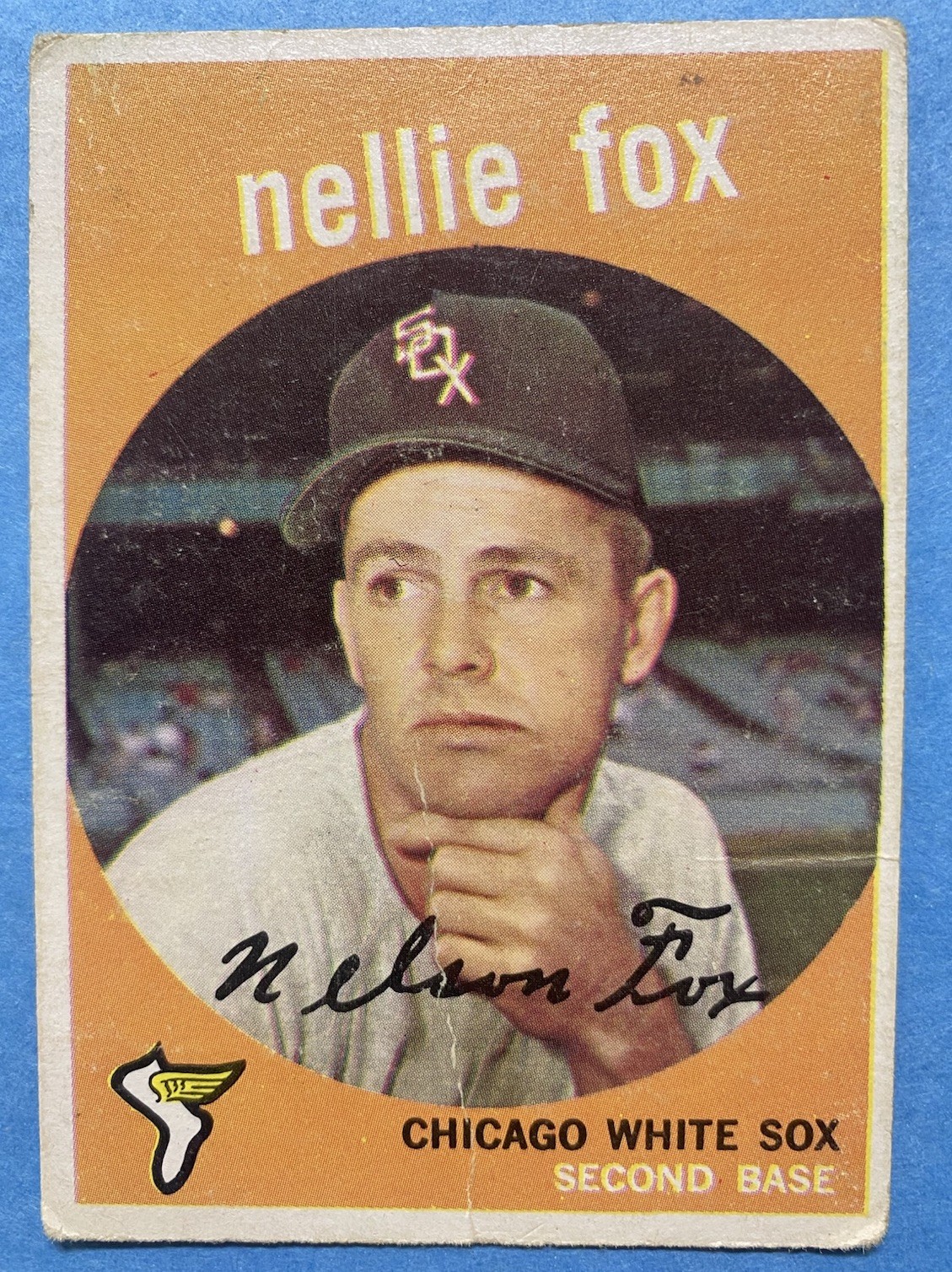 1959 Topps - Nellie Fox #30 Chicago White Sox HOF Baseball Card
