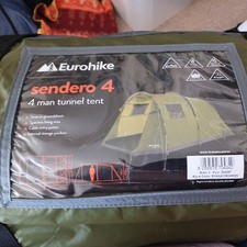 Eurohike Sendero 4 4-Person Tunnel Tent - Green (503097)
