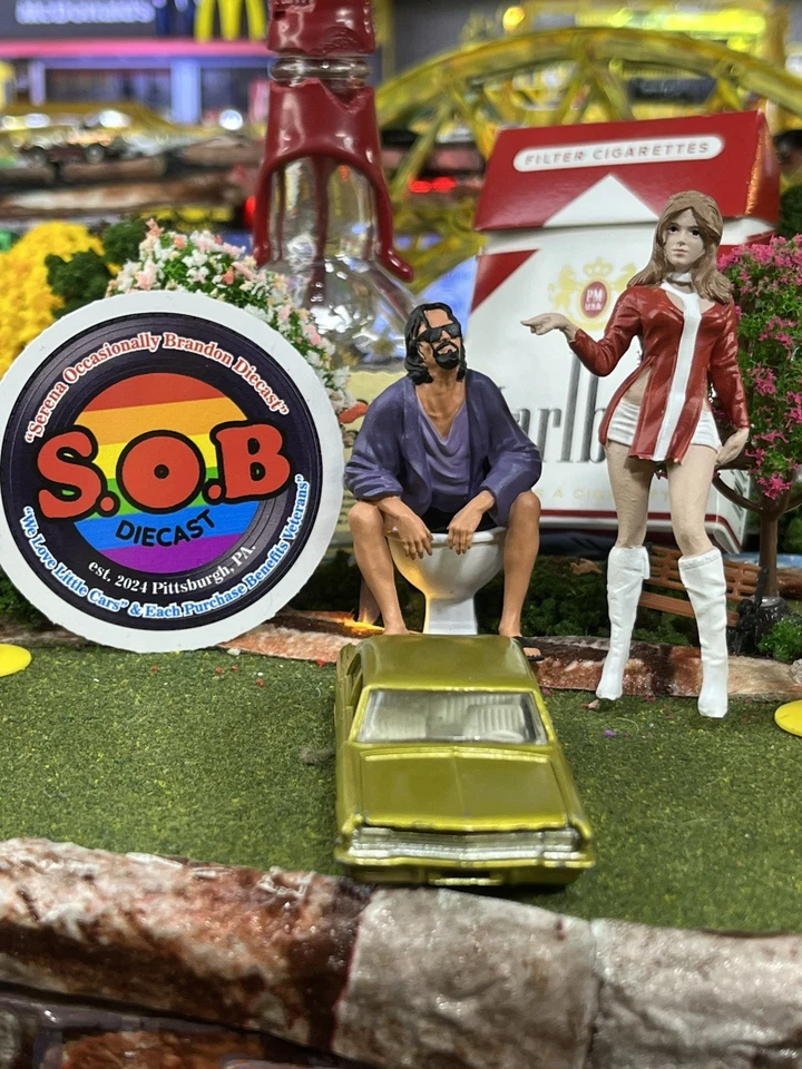 Opel Diplomat Sedán Lesney Años 60 Nº 36 Verde Diecast USADO EXCELENTE ESTADO Foto 3 de 4