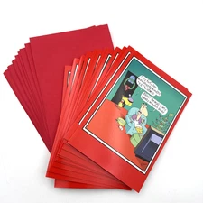 NobleWorks Funny Christmas Cards Boxed Set 12 Cards 12 Envelopes New