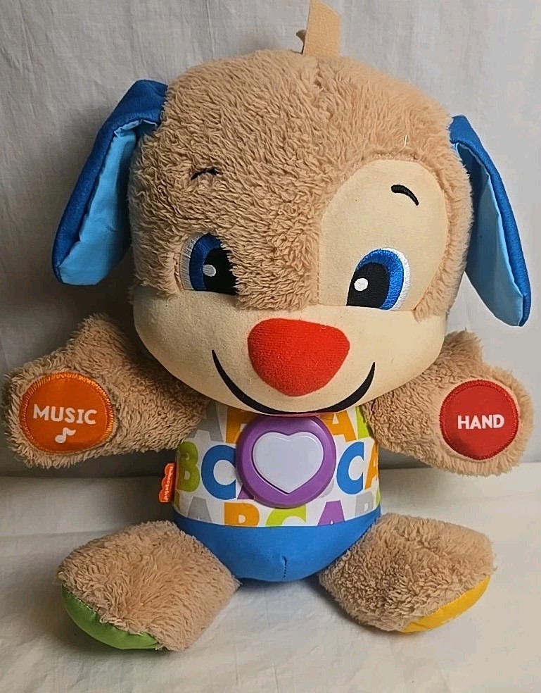 Fisher Price Laugh and Learn ABC Smart Stages Interactive Puppy Plush Dog