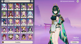 Genshin Impact AR 59 America - Nefer - Citlali - Mavuika - Furina - Raiden C1