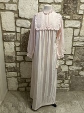 Vintage Barbizon Long Nightgown Long Sleeve Pink Size M NEW NWT