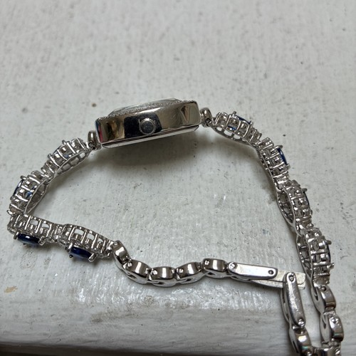 Bella Luce Sterling Silber 925 Diamant Quarz Damen Armbanduhr WR 3m - Bild 6 von 7