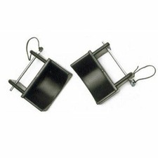 ROMA COMPETITION JUMP CUPS WITH PIN PAIR BLACK
