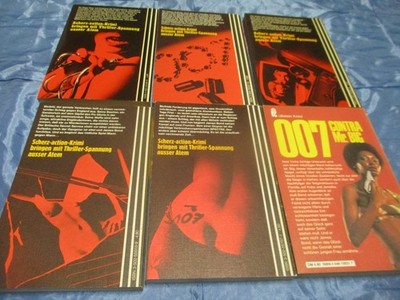 Ian Fleming , James Bond , 7 x Taschenbuch , 80er Jahre  Nostalgie , R 88 , Kult