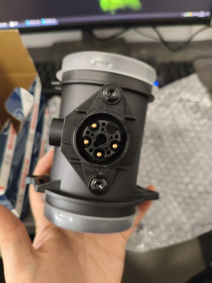 Sensor de flujo de masa de aire 1993-1999 Mercedes Benz C280 E320 S320 0280217500 Bosch Foto 2 de 4