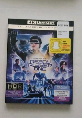 Ready Player One - 4k Ultra HD - Brand New/Factory Sealed - Slipcover - Blu-Ray
