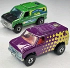 Hot Wheels Blackwall Lot Of 2 Baja Breaker Purple & Green Vintage
