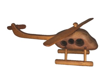 YENSHO'S Solid Wood Helicopter Made Rare Helicopter Flight Collection