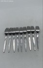 Oneida Stainless Steel Flatware Set 39pc Mid-Century Modern Tapered Design — photo 5