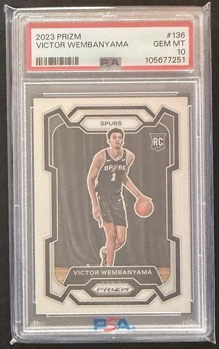 2023 Panini Prizm - Victor Wembanyama - #136 PSA 10 (RC)