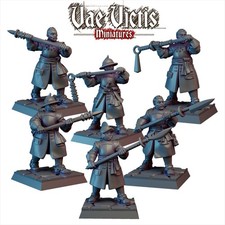 "Vampire Hunters x6 lot" Vae Victis Miniatures D D WHFB Mordheim Frostgrave