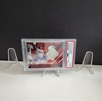 *MAKE OFFER* 2023 Corbin Carroll RPA Jersey #/10 PSA 9-BASE RELIC! Diamondbacks