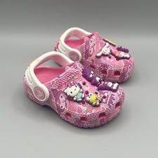 Crocs x Sanrio Hello Kitty and Friends Pink Clogs - Toddler Baby Size 4