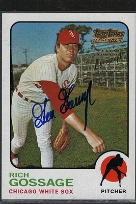 2002 Topps Team Topps Legends Rich Gossage Auto #TT-RG