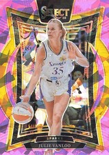 2025 Panini Select WNBA #21 Julie Vanloo Pink Ice Prizms