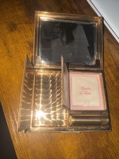 Vintage REME Switzerland Abendtasche mit Spiegel & Schminkset – Perlmutt Optik