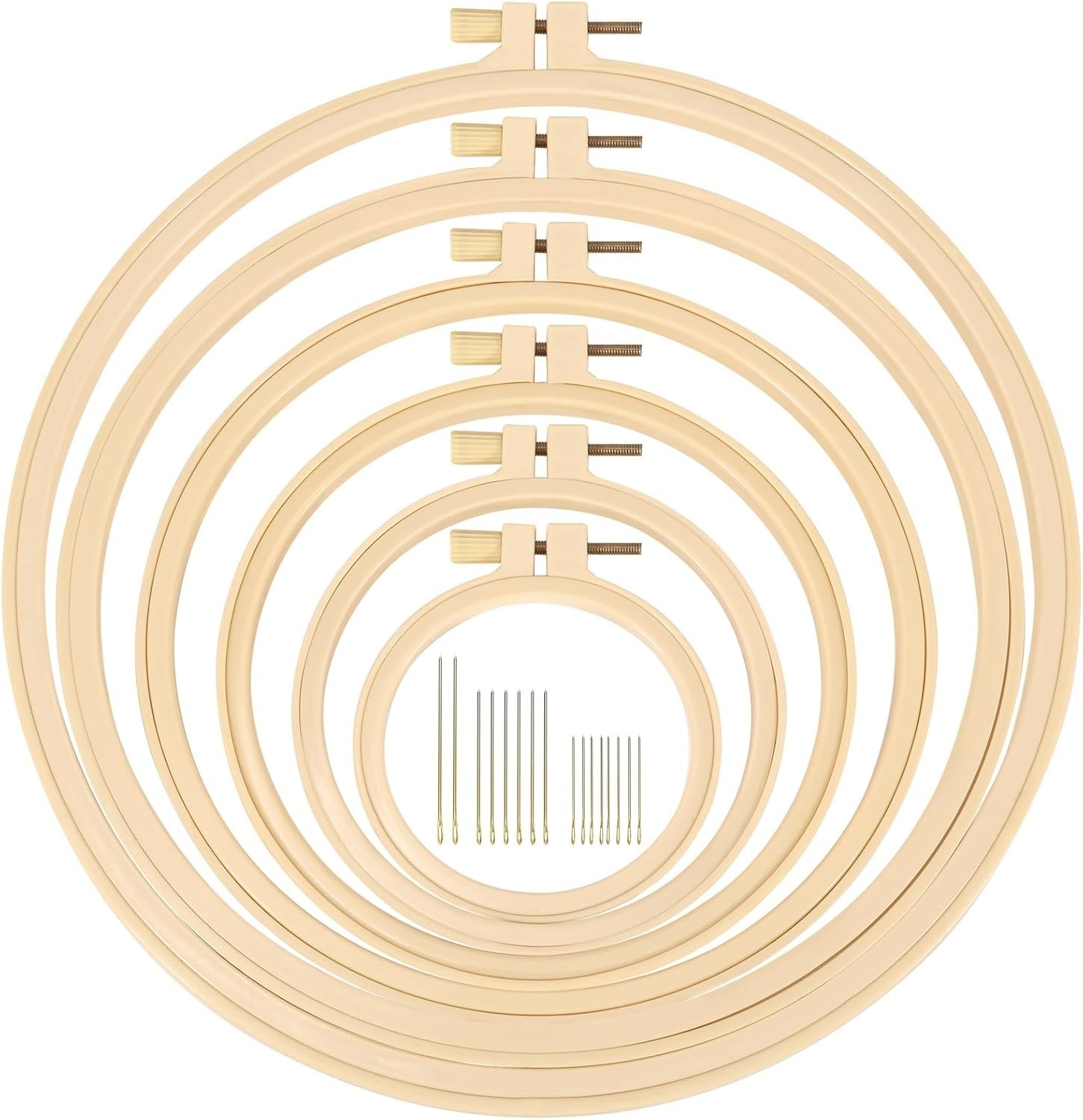 Hoop Kit (3.6" - 10.7") With Needles For All Projects