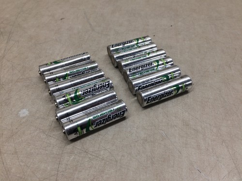 Lot of 12 Energizer Recharge 1.2V NiMH NH15 Rechargable Batteries HR6 2300mAH