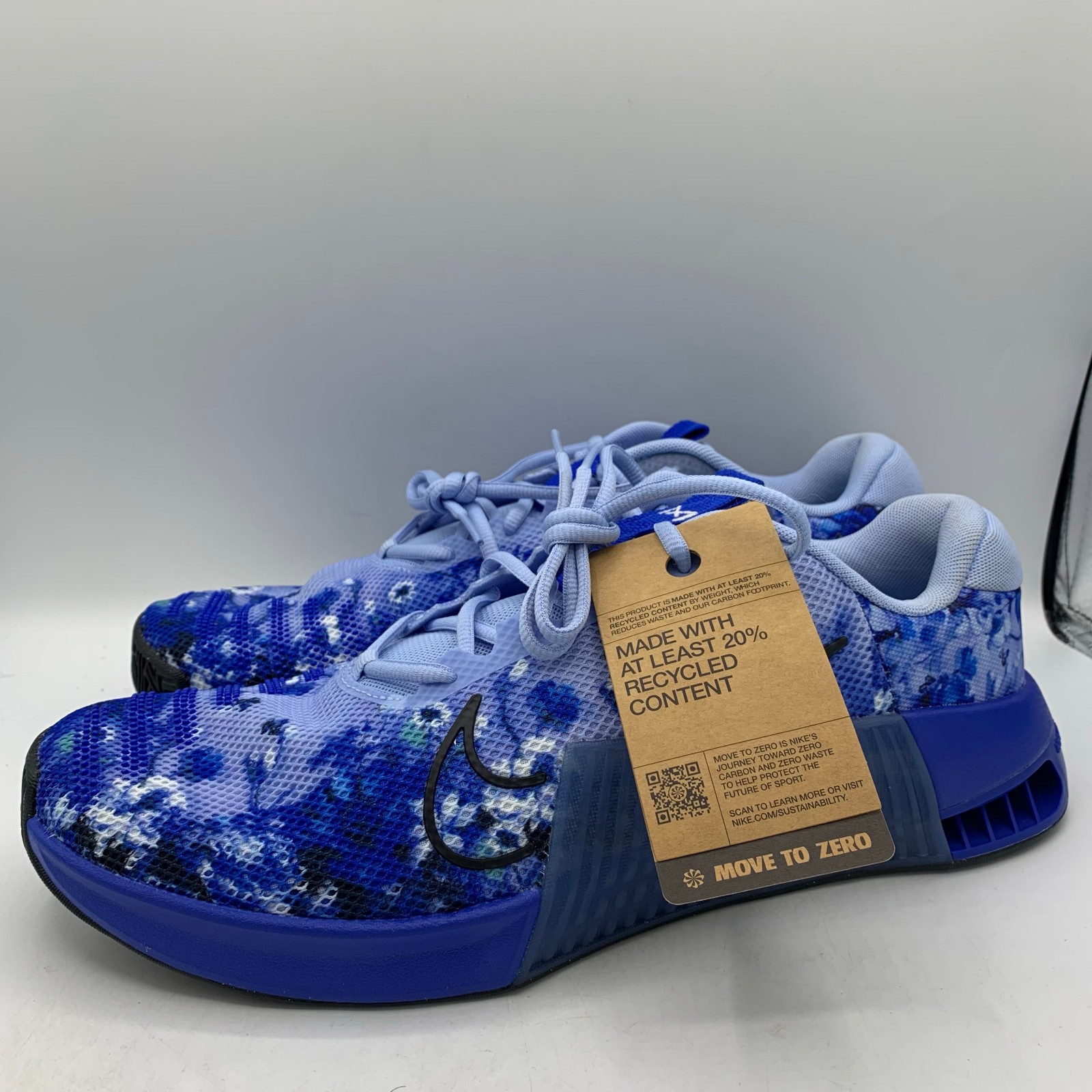 Nike Metcon 9 AMP Shoes Mens Size 14 Aluminum Racer Blue Training Gym Sneakers