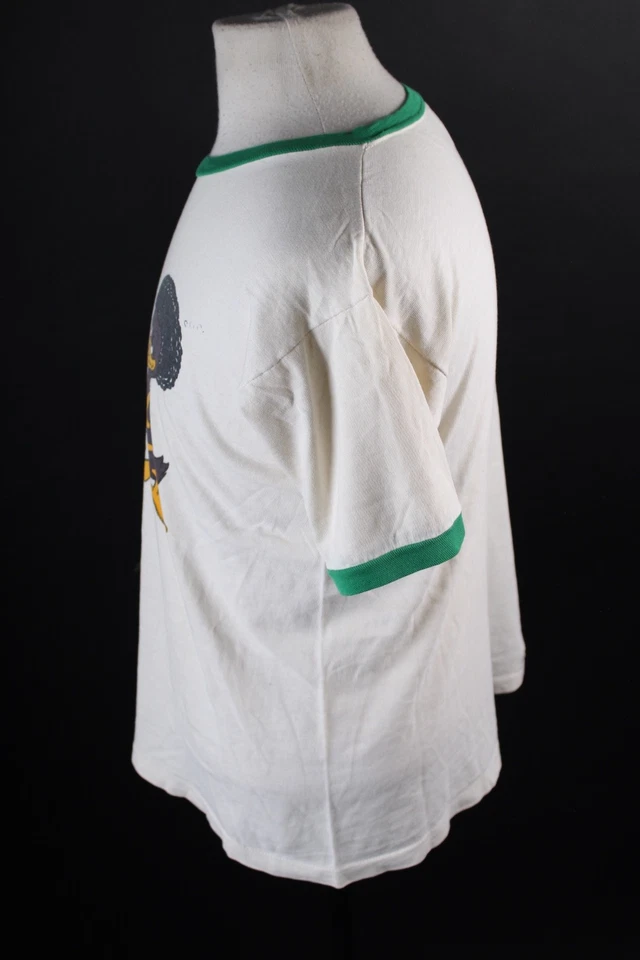 Vintage 70s Champion Oregon Ducks Afro Drunk T-Shirt Mens Size Large USA - Image 3 of 4