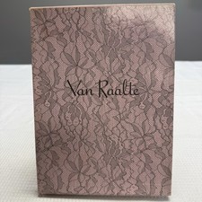 Vtg 50s VAN RAALTE Nines Celebrity 9.5L Nylon Hose Stockings Seam New Box