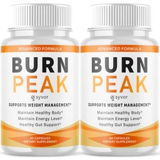 (2 Pack) Burn Peak Advanced Formula Natural Energy & Fitness Vitamin 120 Capsule
