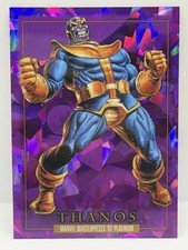Thanos 2024 UD Skybox Marvel Masterpieces ‘92 Platinum Purple Crystals No. 83
