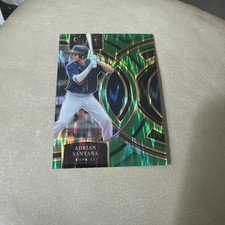 Adrian Santana 2024 Panini Select Green Flash Prizms #22 Tampa bay