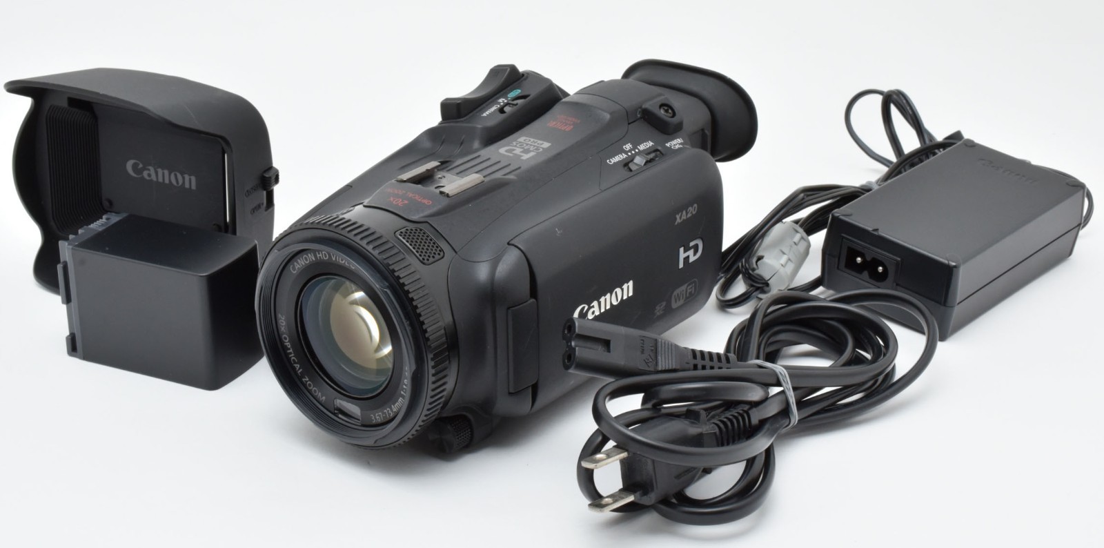 [Near MINT++ w/Hood] Canon XA20 Full HD Camcorder Video Camera From JAPAN