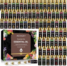 Essential Oil Set 80 Pcs-100% Natural Oils 0.17 Fl Oz (Pack of 80) 