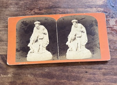 Antique Stereoscope Card The Prodigals Return