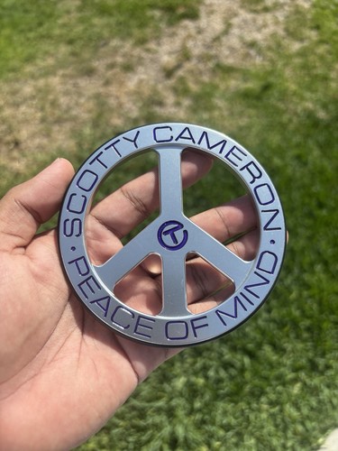 Scotty Cameron Bag Tag – Peace Sign USA – Rouge Blanc Bleu – Neuf Et Rare
