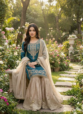 Pakistani Salwar Kameez Ready To Wear Gown Suits Indian Wedding Party Bollywood