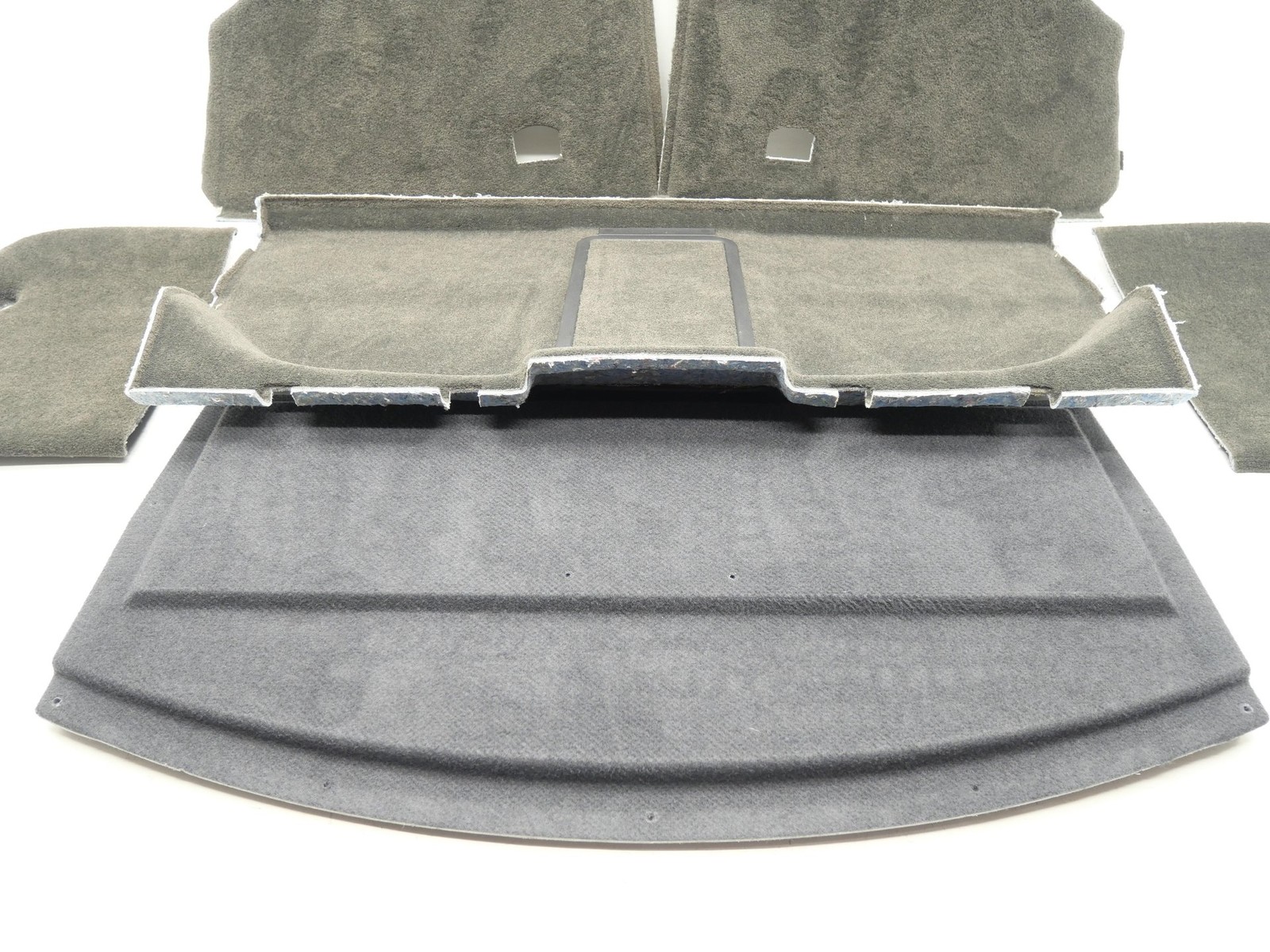 2005 Bentley Continental GT Interior Trunk Carpet Liner Trim Panel Set Black OEM