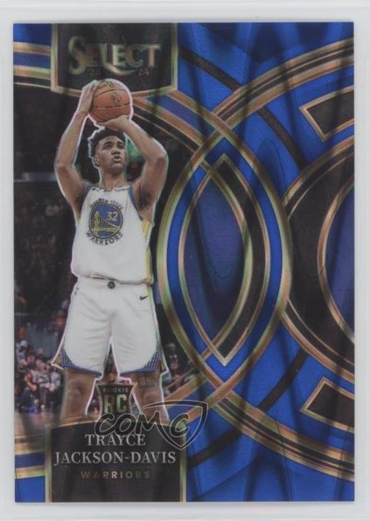 2023-24 Select Premier Level Blue Tectonic Prizm 23/99 Trayce Jackson-Davis 13hf