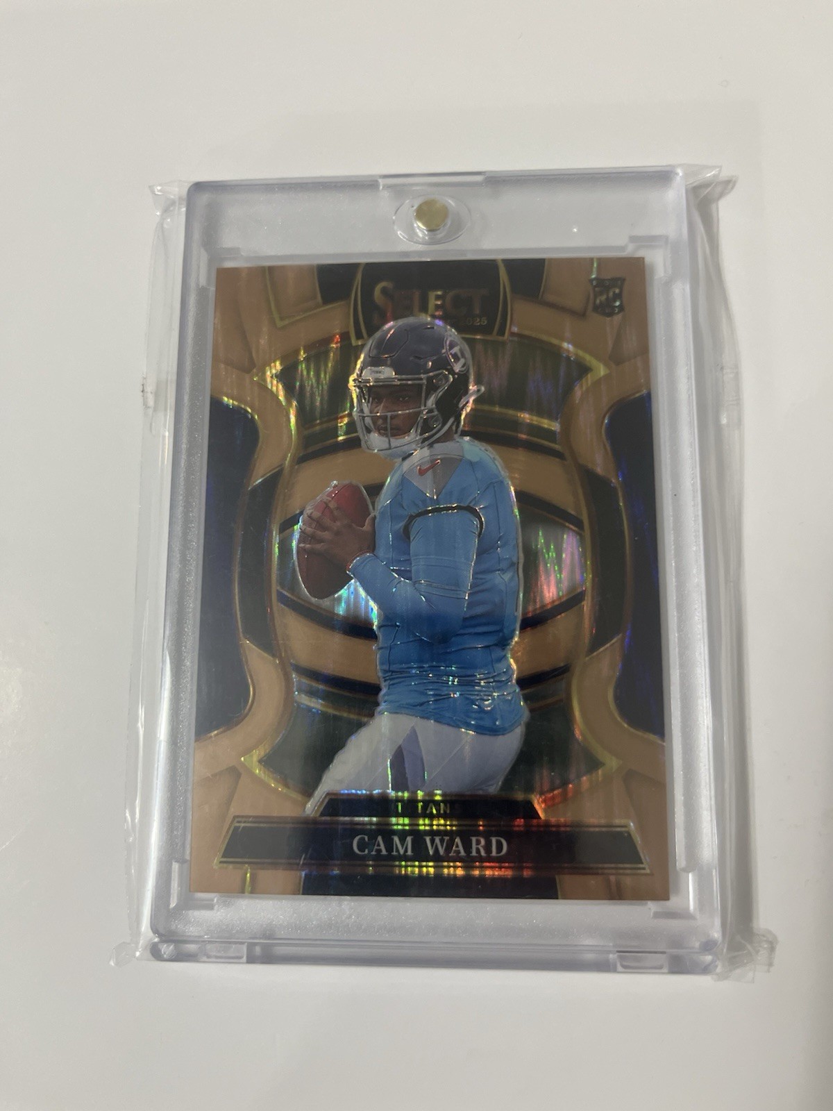 2025 Panini Select Cam Ward Copper Shock Prizm /899 Rookie #26 Tennessee Titans