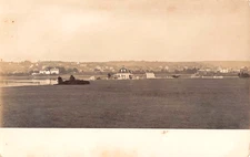 1908 RPPC Distant Homes on Shore Tiverton RI Dubois