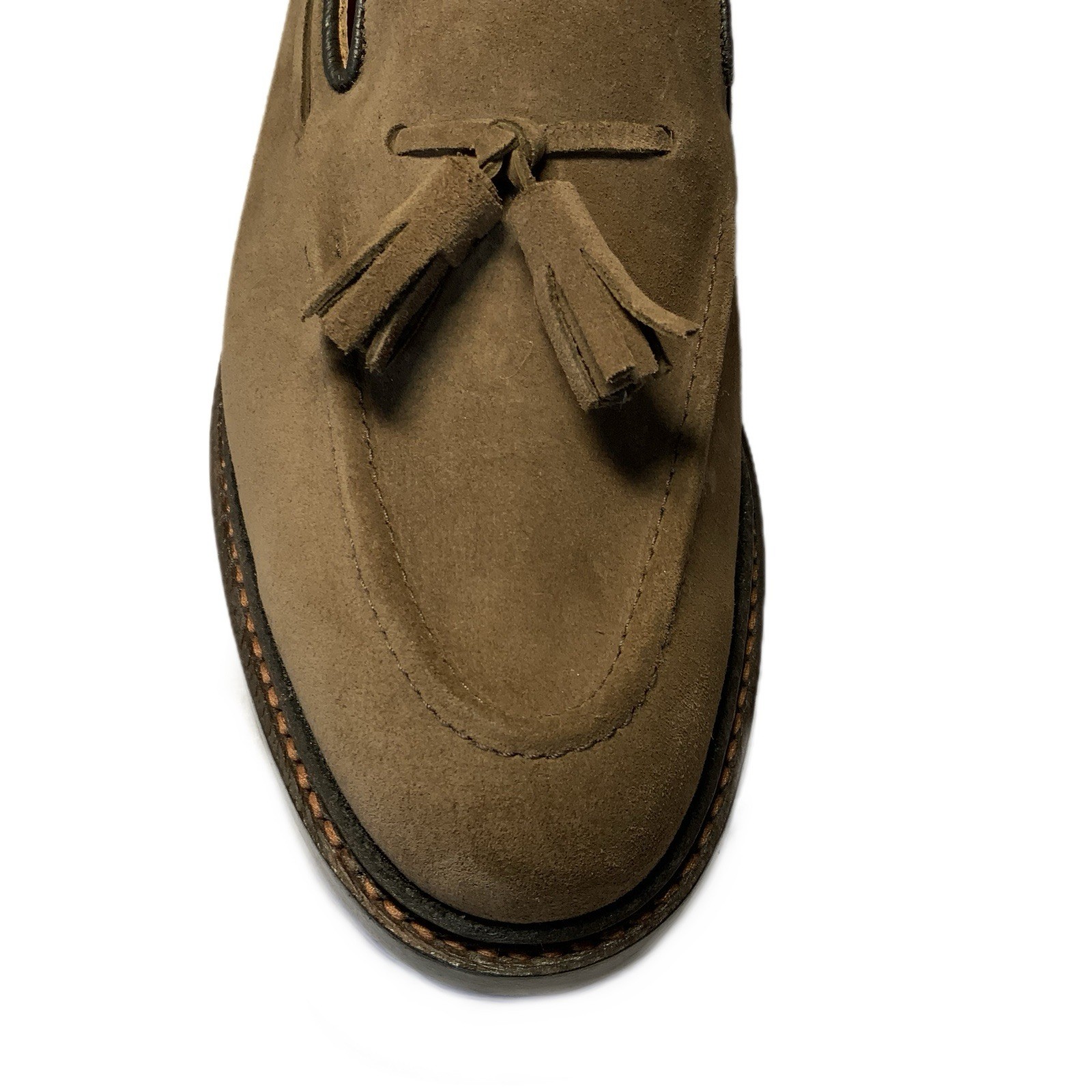 RRP £495 NOW £195!!! TRICKER’S ELTON TASSEL LOAFERS BROWN UK 10| HANDMADE IN UK image 5