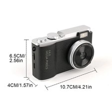 2026 Digital Camera HD 1080P 64MP 2.4'' LCD Display Screen 16X Zoom Anti-Shake