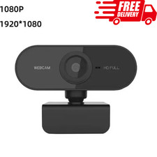 Full HD 1080P Webcam USB AutoFocus Web Camera With Microphone For PC Laptop UK..