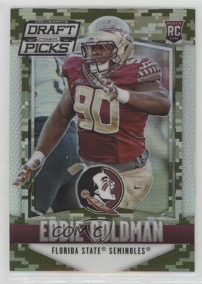 2015 Panini Prizm Collegiate Draft Picks Camo 74/199 Eddie Goldman Rookie RC 7p8