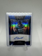 Dan Arnold 2021 Select Football Signatures Blue Silver Auto /99 Jaguars 