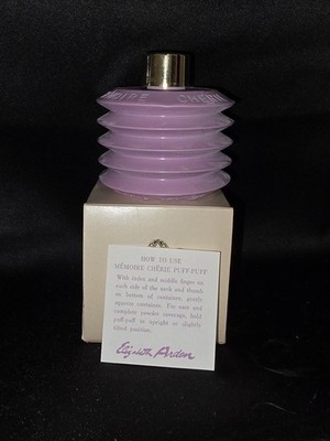 Vintage Elizabeth Arden Puff Puff Dusting Powder  Memoire Cherie With Box 