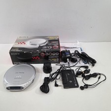 Sony CD Walkman D-EJ368CK Portable CD Player Discman Car Ready w/ Box WORKS