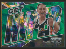 Diana Taurasi 2022 Panini Prizm WNBA Get Hyped Green Ice Prizm #14