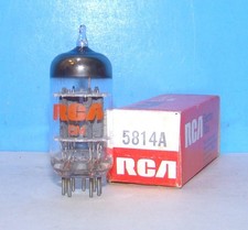 5814A NOS radio GE audio amplifier vintage vacuum tube valve tested 12Au7A ECC82