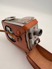    Vintage Kodak Brownie 8mm Movie Camera with Leather Case   WORKING